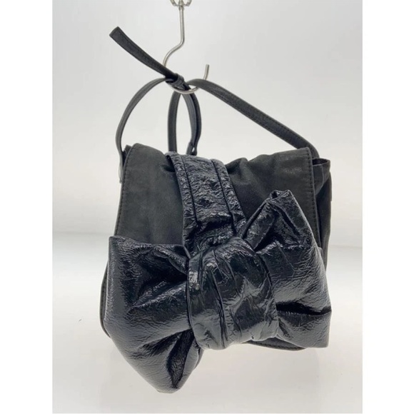 See By Chloe Handbags - See By Chloe Patent Leather Bow Crossbody Bag in Black